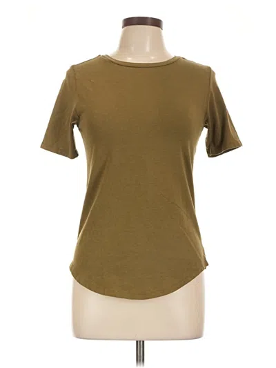 Pre-owned Universal Standard Short Sleeve T-shirt In Brown
