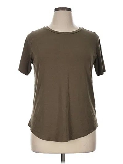 Pre-owned Universal Standard Short Sleeve T-shirt In Brown