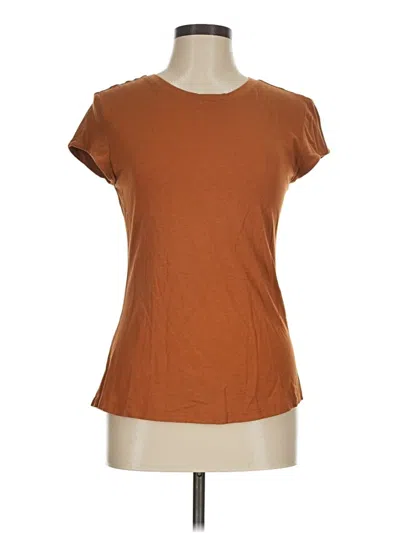 Pre-owned Universal Standard Short Sleeve T-shirt In Brown