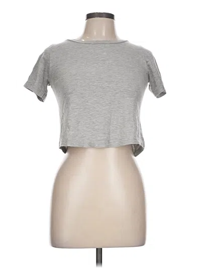 Pre-owned Universal Standard Short Sleeve T-shirt In Gray