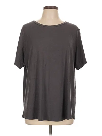 Pre-owned Universal Standard Short Sleeve T-shirt In Gray