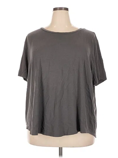 Pre-owned Universal Standard Short Sleeve T-shirt In Gray