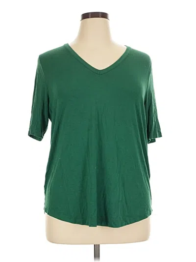 Pre-owned Universal Standard Short Sleeve T-shirt In Green