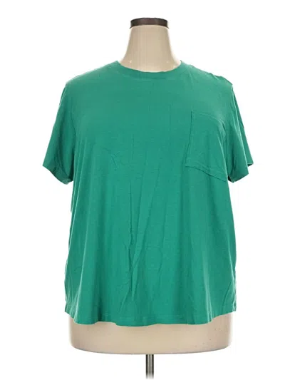 Pre-owned Universal Standard Short Sleeve T-shirt In Green