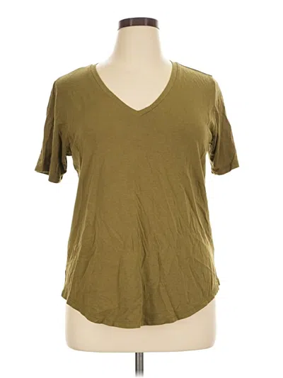 Pre-owned Universal Standard Short Sleeve T-shirt In Green
