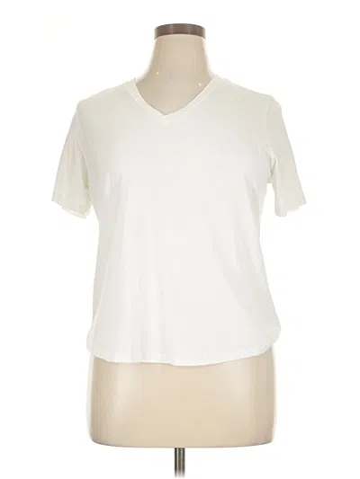 Pre-owned Universal Standard Short Sleeve T-shirt In Ivory