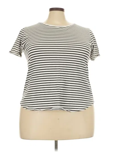 Pre-owned Universal Standard Short Sleeve T-shirt In Ivory