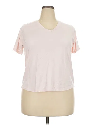 Pre-owned Universal Standard Short Sleeve T-shirt In Pink