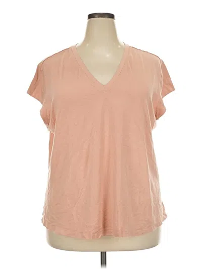 Pre-owned Universal Standard Short Sleeve T-shirt In Pink