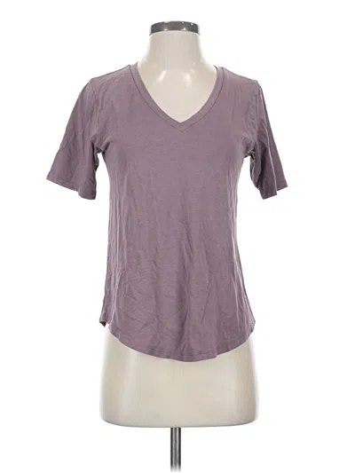 Pre-owned Universal Standard Short Sleeve T-shirt In Purple