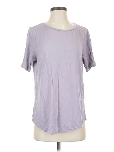 Pre-owned Universal Standard Short Sleeve T-shirt In Purple