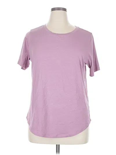 Pre-owned Universal Standard Short Sleeve T-shirt In Purple