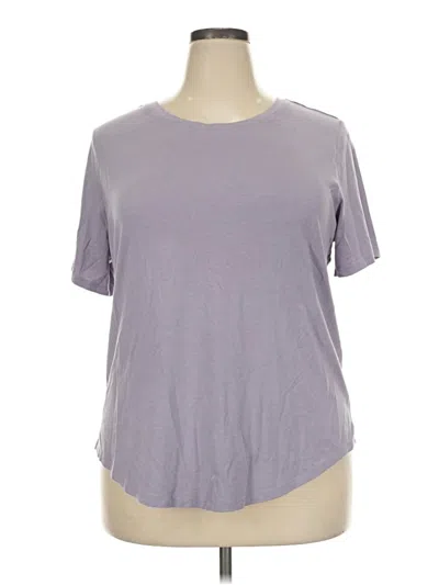 Pre-owned Universal Standard Short Sleeve T-shirt In Purple