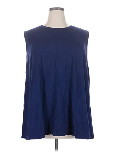 Pre-owned Universal Standard Sleeveless T-shirt In Blue