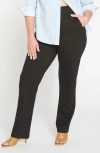Universal Standard Smart Elastic Waist Ponte Pants In Black
