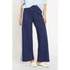 Universal Standard Stephanie Ponte Wide Leg Pants In Blue
