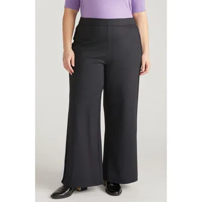 Universal Standard Stephanie Ponte Wide Leg Pants In Gray