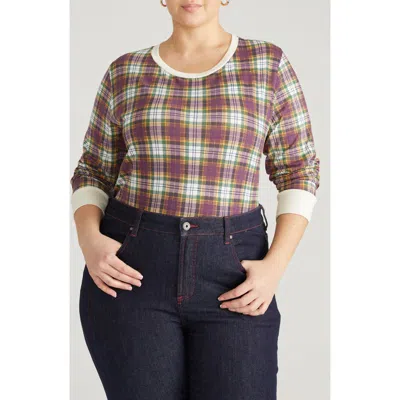 Universal Standard T Rex Long Sleeve Tee In Multi