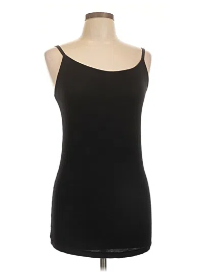 Pre-owned Universal Standard Tank Top Black Strapless Neckline Tops