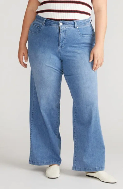 Universal Standard Taylor Comfortdenim Trouser Jeans In Brazil Blue