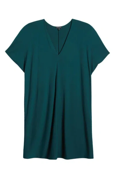 Universal Standard Teresa Jersey Shift Dress In Forest Green