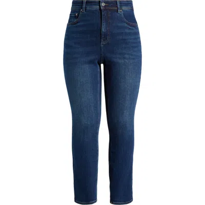 Universal Standard The Perfect High Waist Jeans In Naval Blue Wash