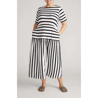 Universal Standard Thea Divine Jersey Midi Dress In Black