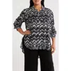 Universal Standard Toni Print High-low Tunic Top