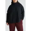 Universal Standard Turtleneck Blanket Sweater In Black
