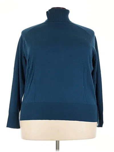 Pre-owned Universal Standard Turtleneck Sweater In Blue