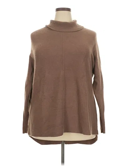 Pre-owned Universal Standard Turtleneck Sweater In Brown