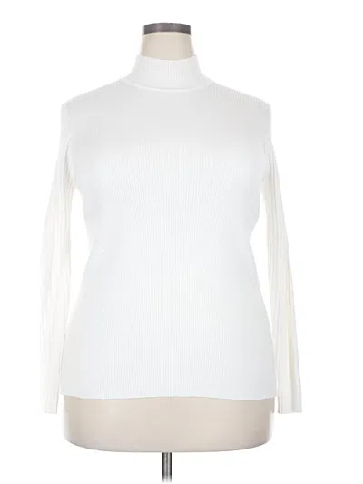 Pre-owned Universal Standard Turtleneck Sweater In White