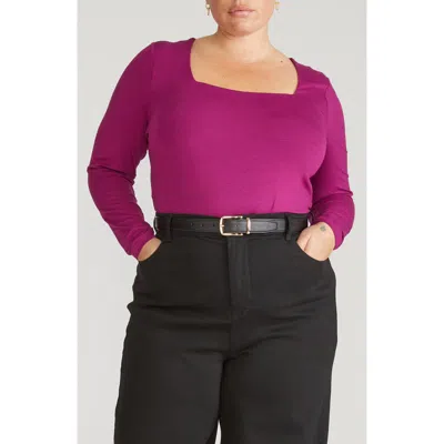 Universal Standard Valentine Liquid Jersey Top
