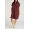 Universal Standard Varsity Short Sleeve French Terry Polo Dress