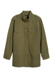 Universal Standard Vineyard Stretch Twill Jacket In Ivy