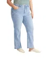 Universal Standard Women's Plus Carol High Rise High Stretch Jeans In Blue Wash In Blue