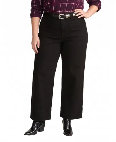 Universal Standard Women's Plus Claudia High Rise Stretch Jeans In Jet Black