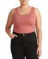Universal Standard Women's Plus Cloud Rib Tank In Pink