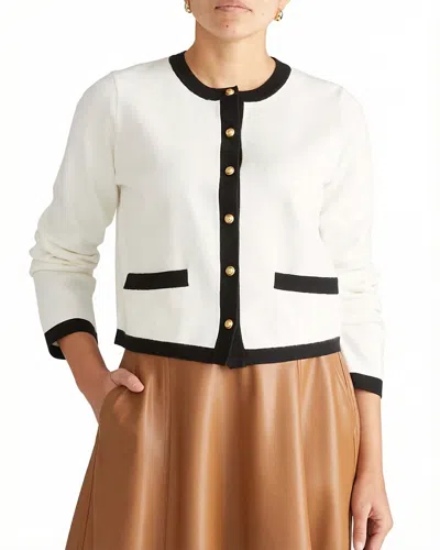 Universal Standard Gabrielle Cardigan In White