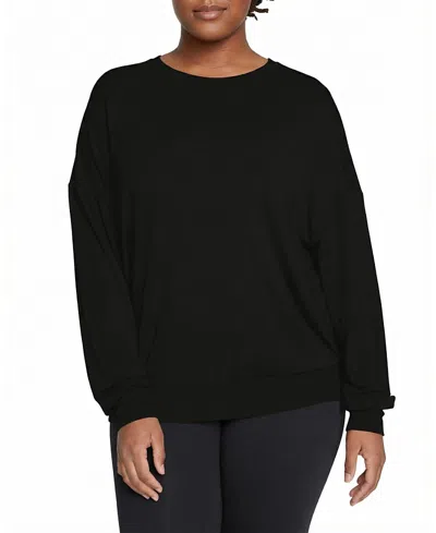 Universal Standard Women's Plus Lauren Classic Sweatshirt In Black