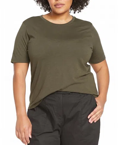 Universal Standard Women's Plus Light-as-air Tee Rex In Green