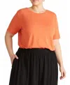 Universal Standard Light As Air Tee Rex T-shirt In Orange