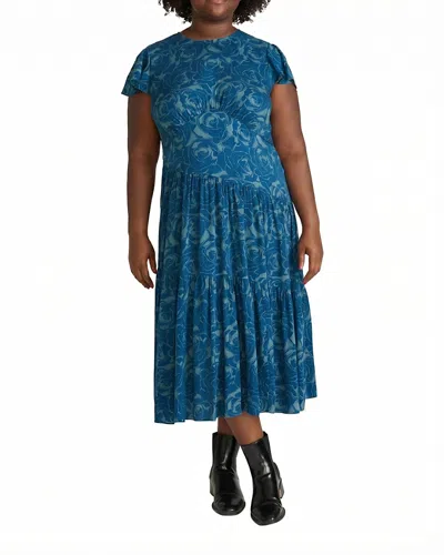 Universal Standard Women's Plus Mariella Stretch Cupro Dress In Multi