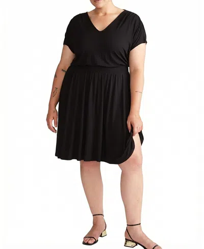 Universal Standard Women's Plus Minetta Liquid Jersey Dress In Black