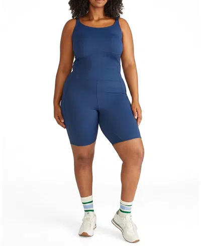 Universal Standard Women's Plus Next-to-naked Bodyshort In Blue