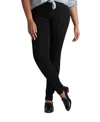 Universal Standard Women's Plus Seine High Rise Skinny Jeans 27 In In Black Wash In Black