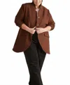 Universal Standard Beas Jacket In Brown