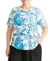 Universal Standard Tee Rex Tee In Blue
