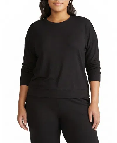 Universal Standard Women's Plus Travelknit Sweatshirt In Black