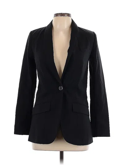 Pre-owned Universal Standard Wool Blazer Jacket In Black